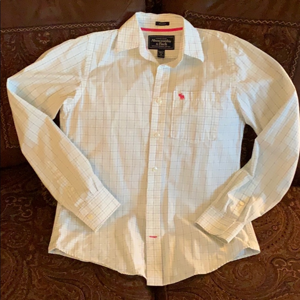 Abercrombie &Fitch men’s plaid muscle shirt